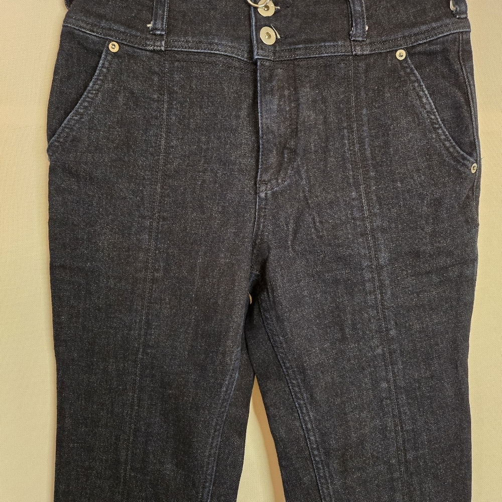 Pilcro by Anthropologie Women's Size 27 Dark wash denim with zip&button closure
